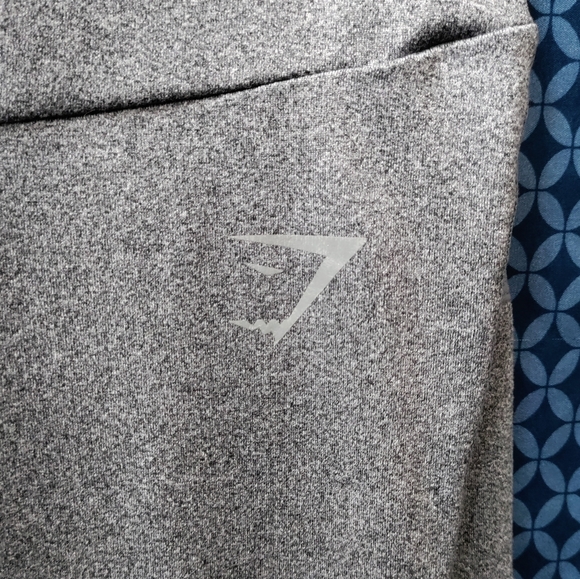 GymShark - Women's charcoal grey, high-waisted athletic leggings. Size - S - Picture 4 of 8